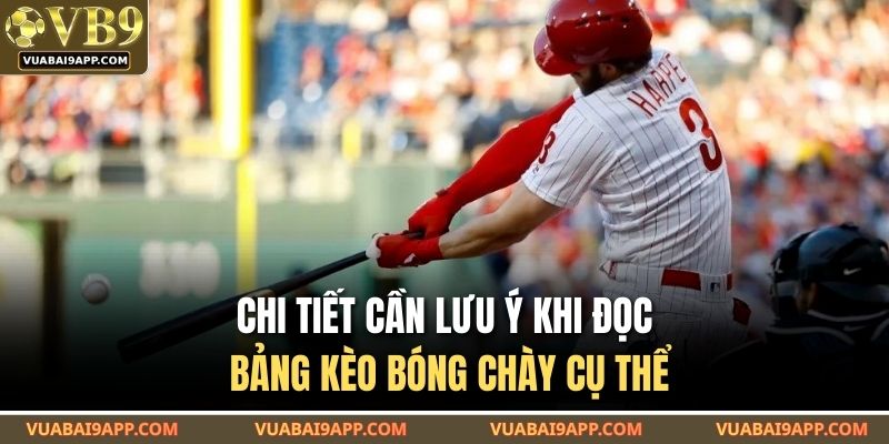 Kèo Bóng Chày VUABAI9 – Trang Cược Thể Thao Cực Kỳ Uy Tín 4 Chi tiết cần lưu ý khi đọc bảng kèo bóng chày cụ thể